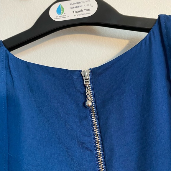 Whistles royal blue silk feel dress 8 - Picture 10 of 10